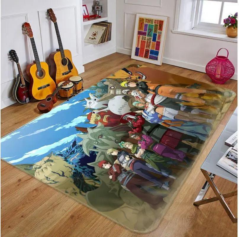 Naruto anime 37 area rug living room and bed room rug rug regtangle carpet Rectangle Rug