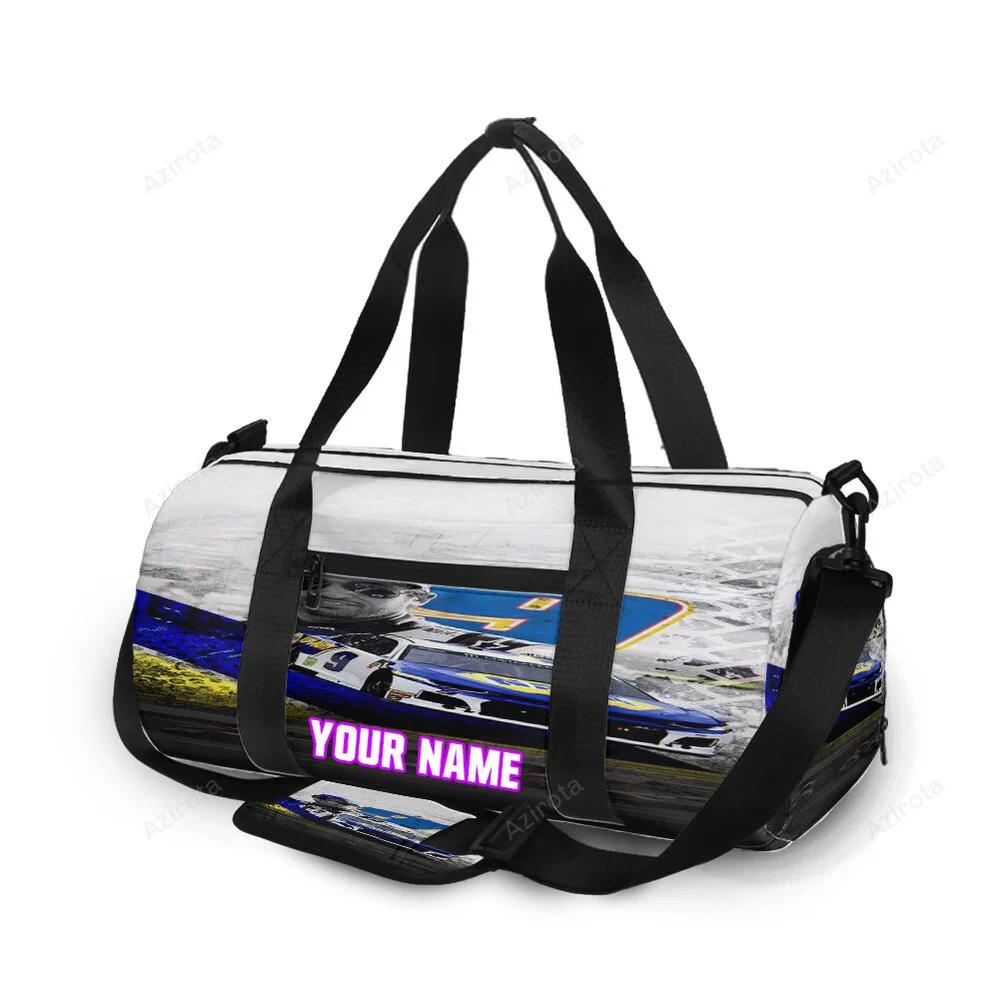 Nascar hendrick motorsports chase elliott12 personalized name travel bag gym bag 1039 Travel Bag