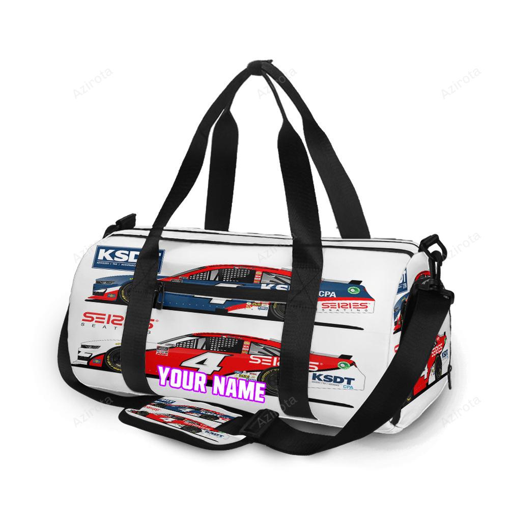 Nascar jd motorsport w gary keller car1 personalized name travel bag gym bag 787 Travel Bag