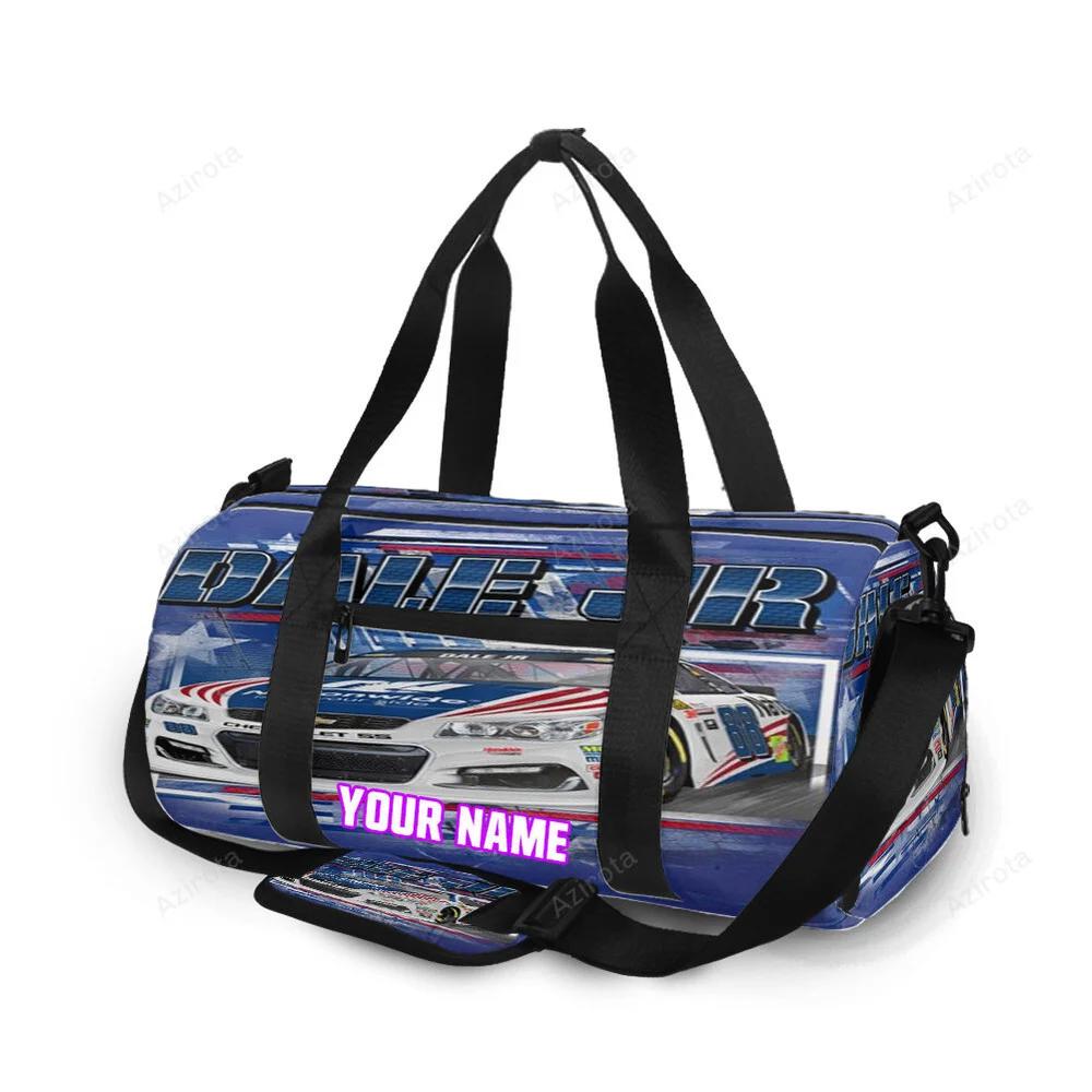 Nascar jr motorsports dale jr1 personalized name travel bag gym bag 10 Travel Bag