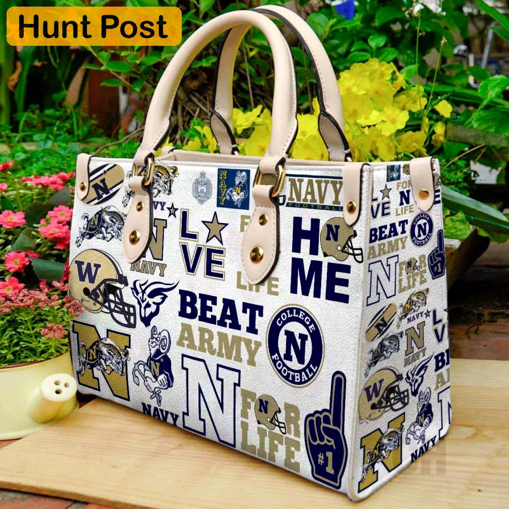 Navy midshipmen leather handbag gift for women 4456 Women Leather Hand Bag