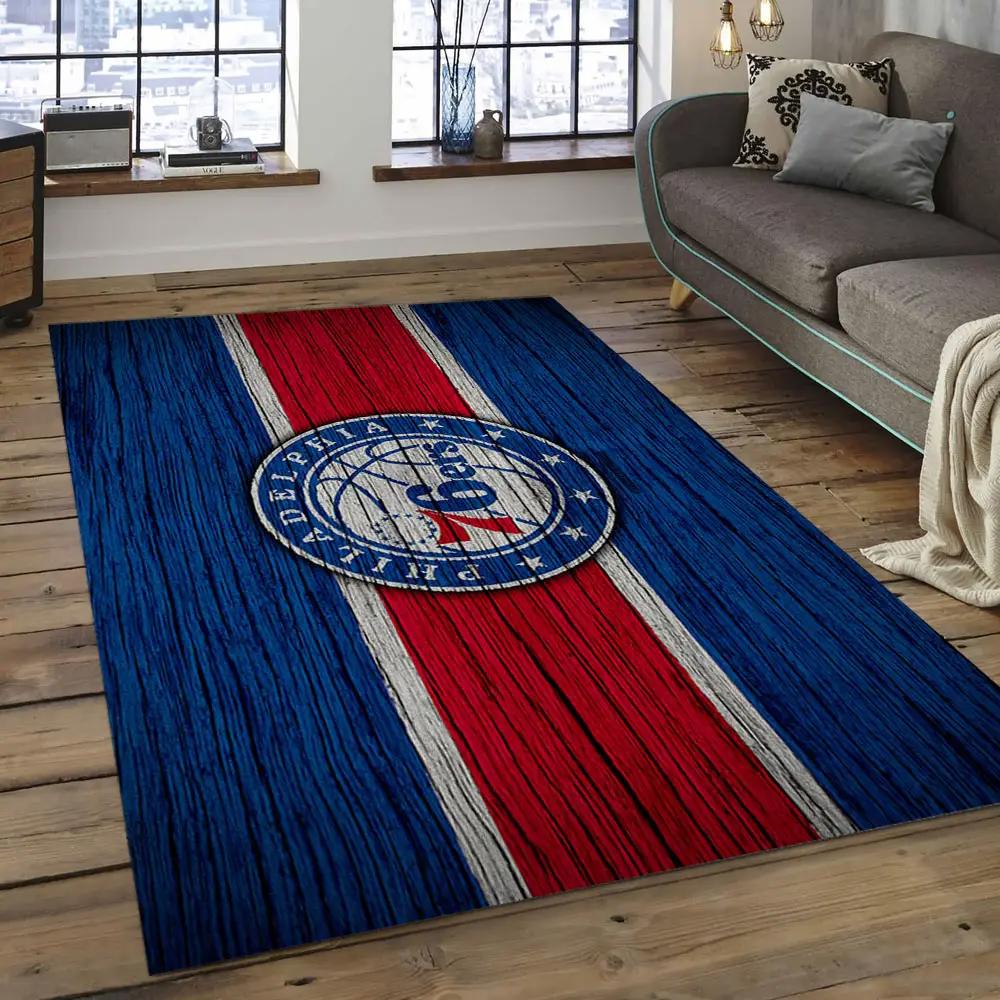 Nba charlotte hornets basketball legend team logo rectangle area ch12 Rectangle Rug
