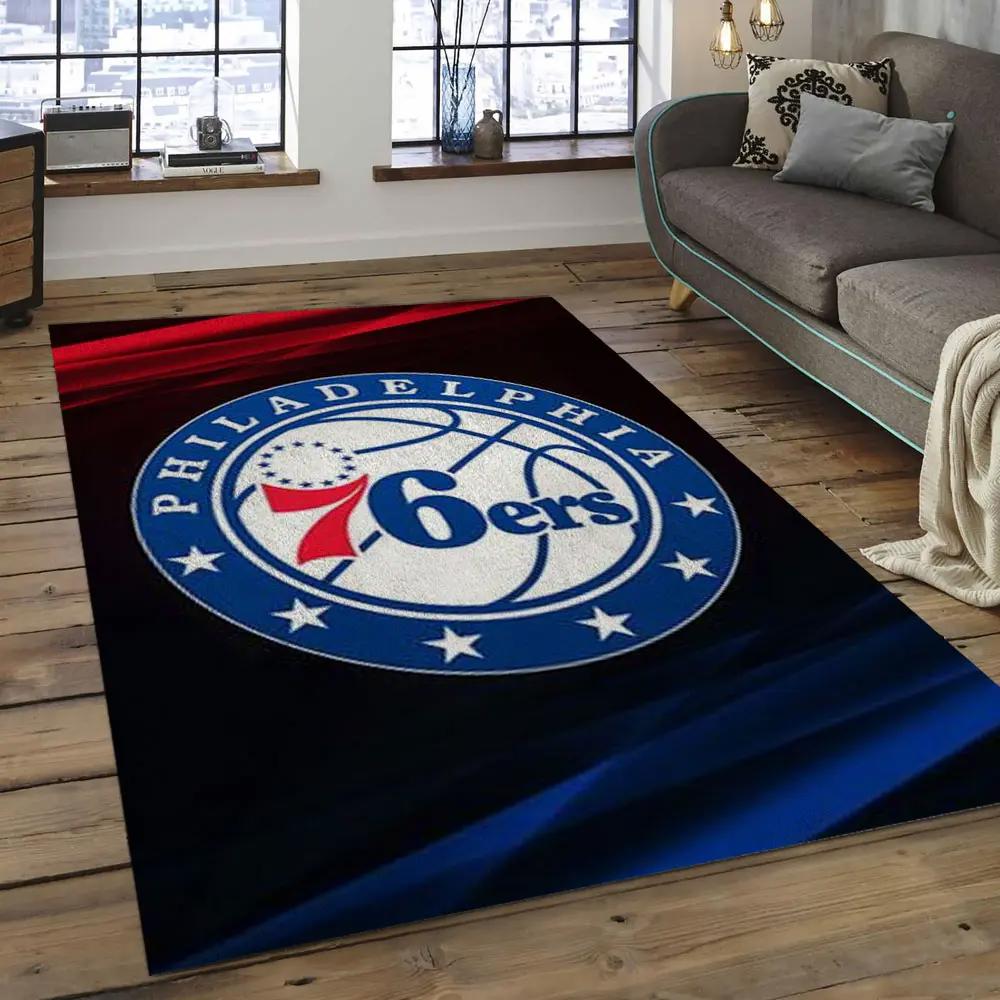 Nba charlotte hornets basketball legend team logo rectangle area ch42 Rectangle Rug