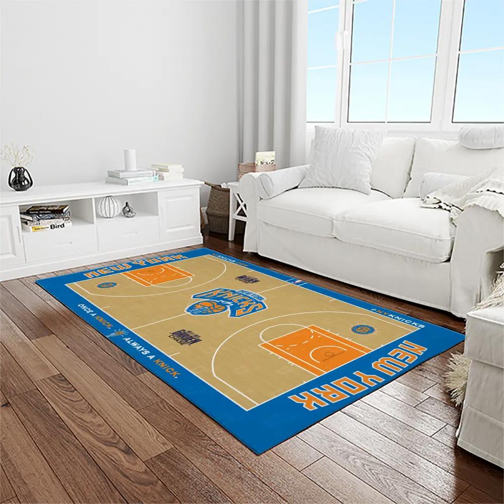 Nba new york knicks basketball team logo rectangle area rug nyk40 Rectangle Rug