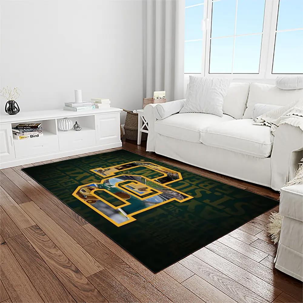 Ncaa baylor bears sport basketball and foolball team logo rectangle area rug bb35 Rectangle Rug
