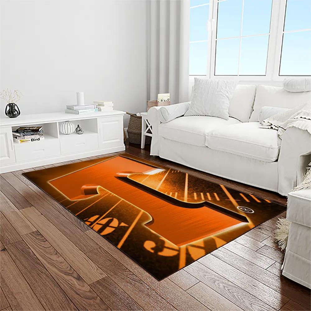 Ncaa tennessee volunteers college sport basketball and foolball team logo rectangle area rug tvs39 Rectangle Rug