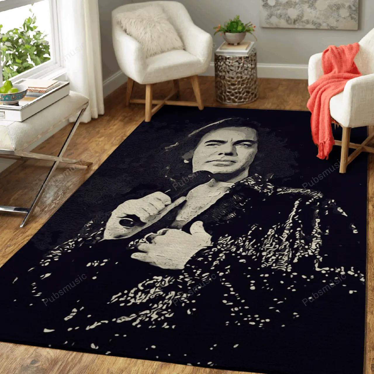 Neil diamond art 4 music artist art for fans area rug living room carpet rug regtangle carpet floor decor home decor Rectangle Rug