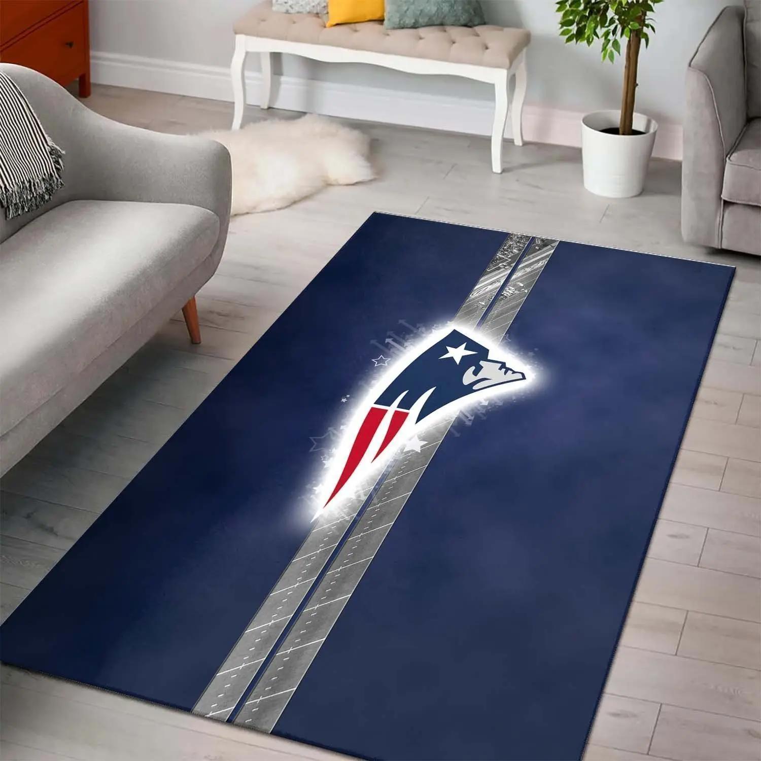 New england patriots nfl football carpet living room rug regtangle carpet v794 Rectangle Rug