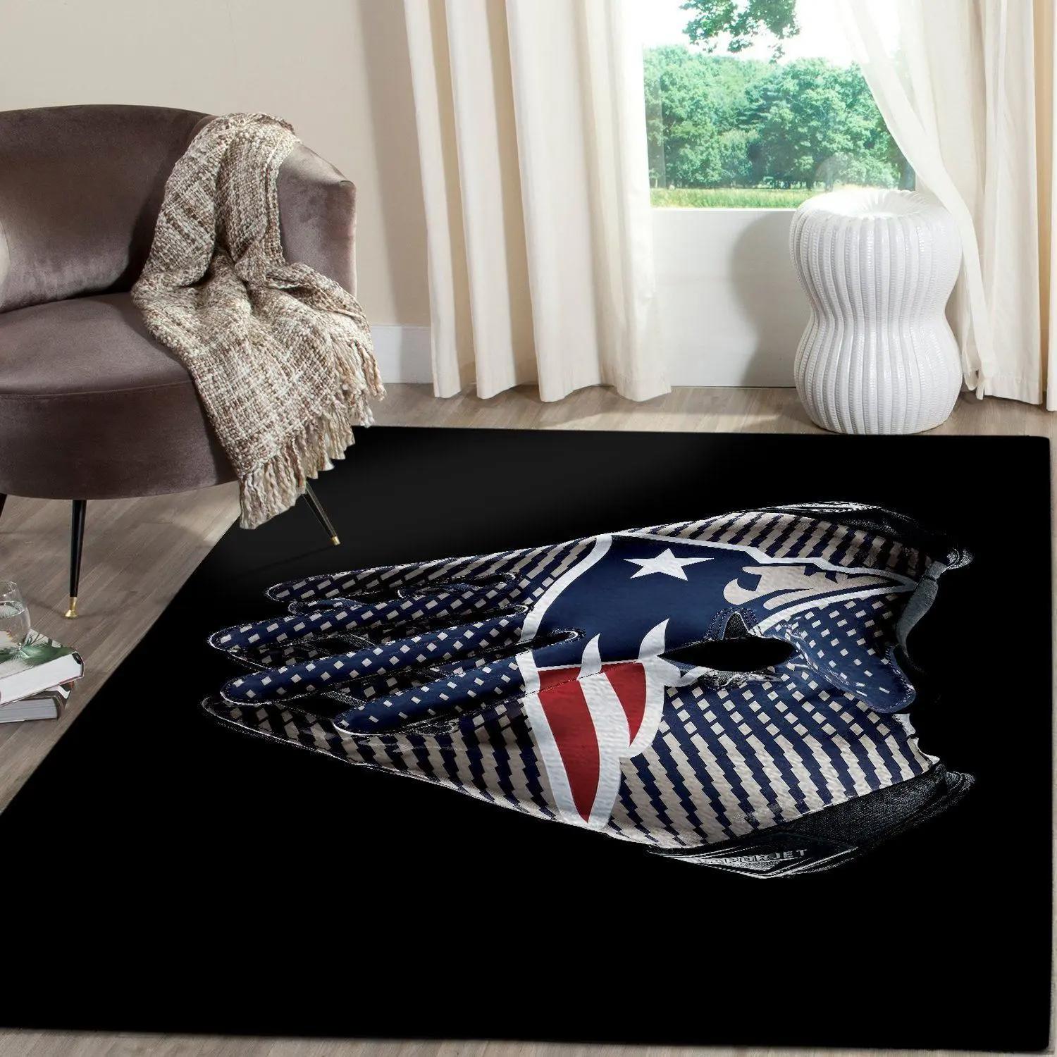 New england patriots nfl football carpet living room rug regtangle carpet v799 Rectangle Rug