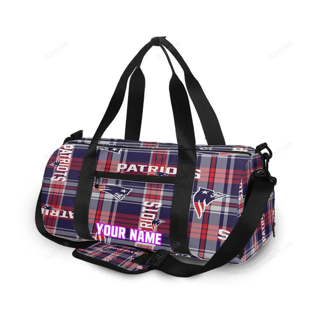 New england patriots9 personalized name travel bag gym bag 1360 Travel Bag
