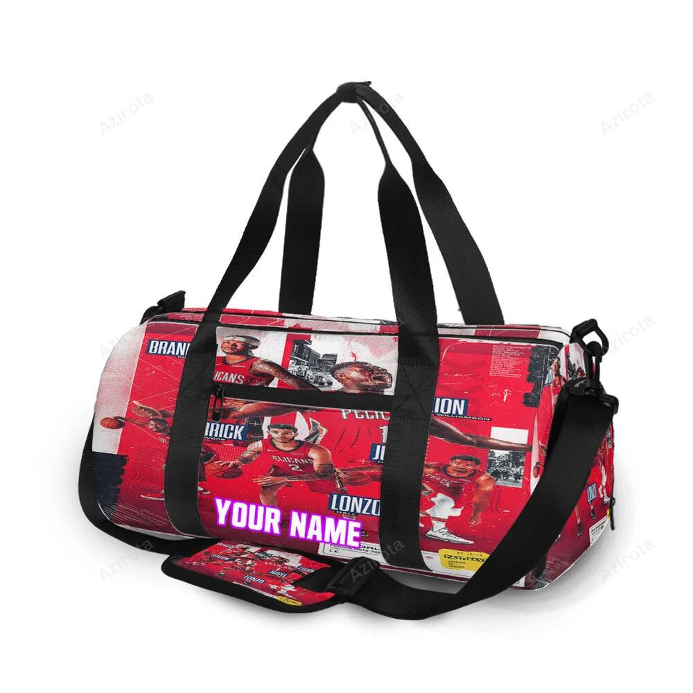 New orleans pelicans players v31 personalized name travel bag gym bag 1864 Travel Bag