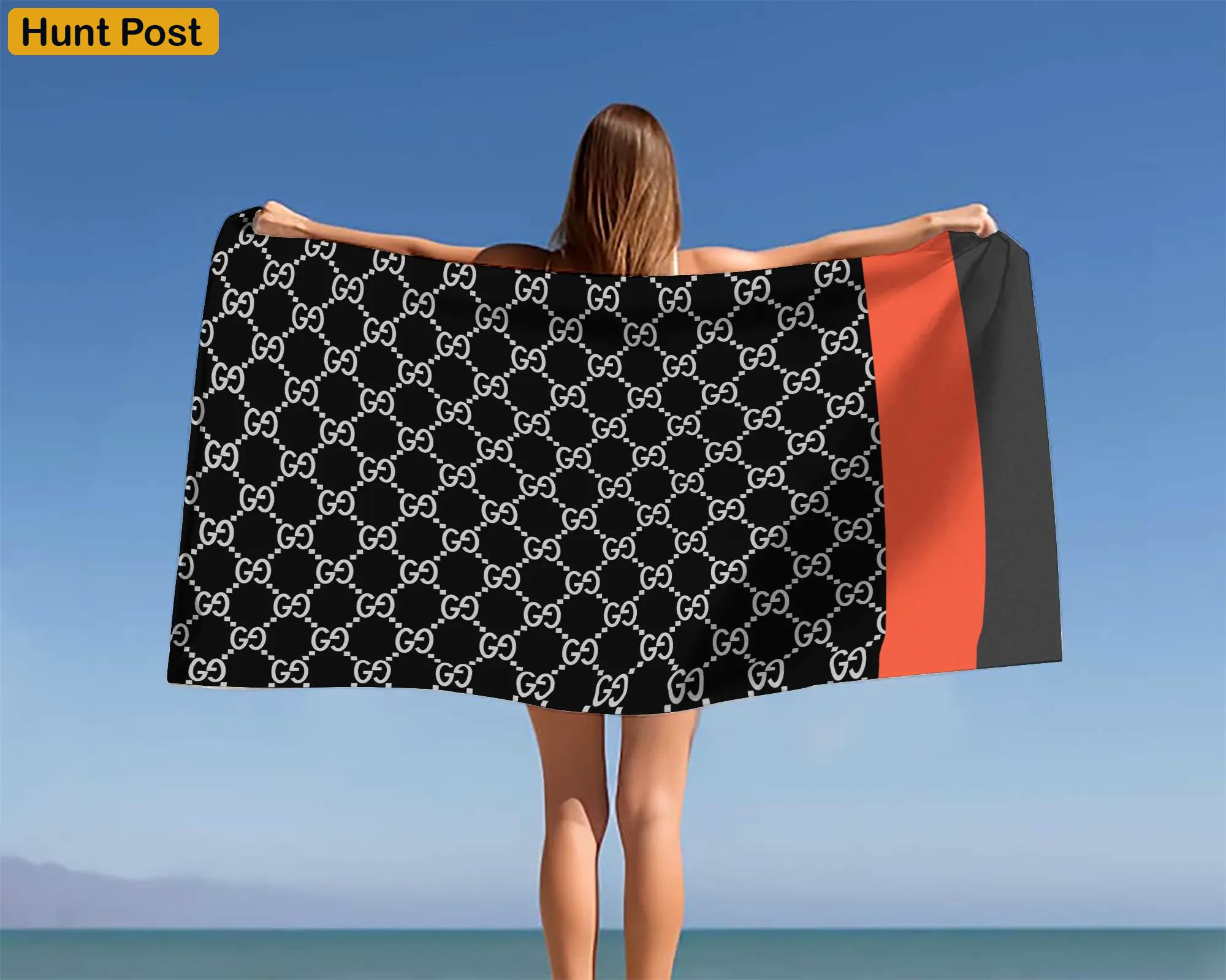 [new] premium gucci beach towel - summer 2025-2026 mrs-ryuj-gc137924