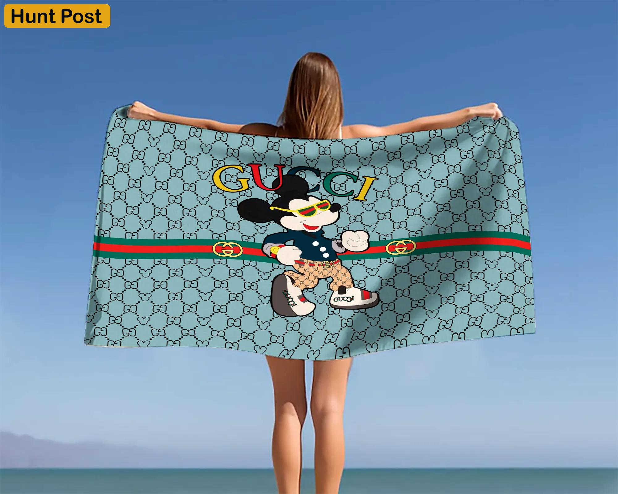 [new] premium gucci beach towel - summer 2025-2026 mrs-ryuj-gc137931