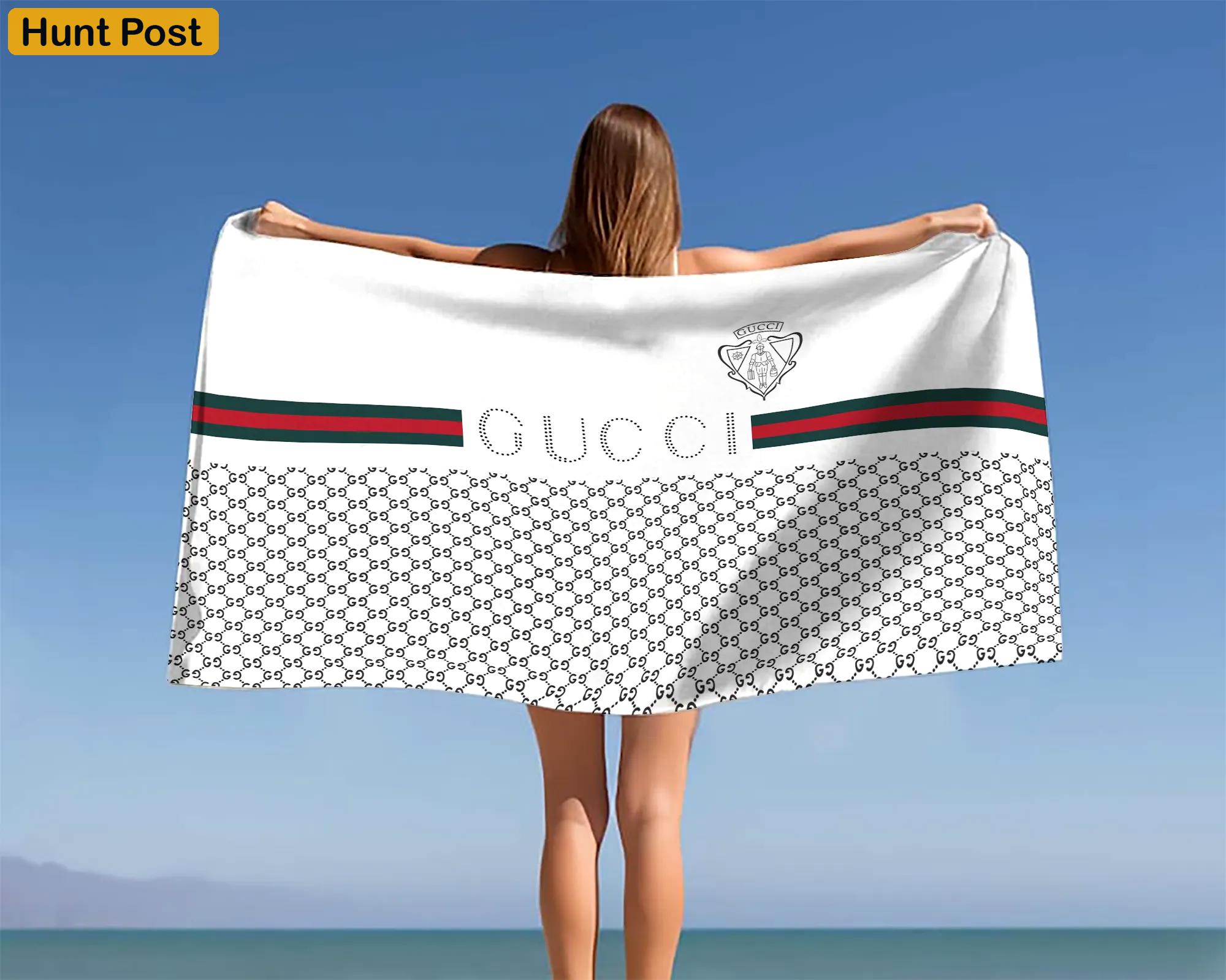 [new] premium gucci beach towel - summer 2025-2026 mrs-ryuj-gc137932