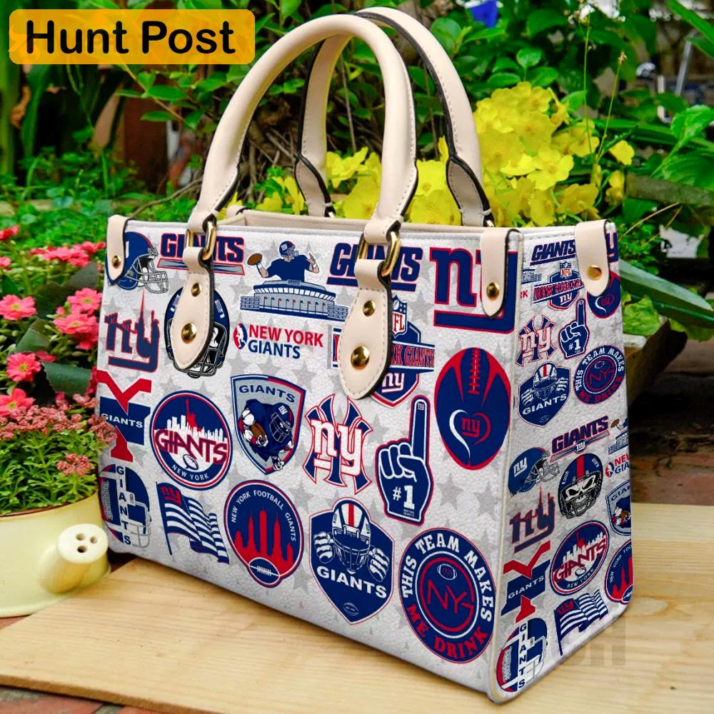 New york giants leather bag for women gift 3937 Women Leather Hand Bag