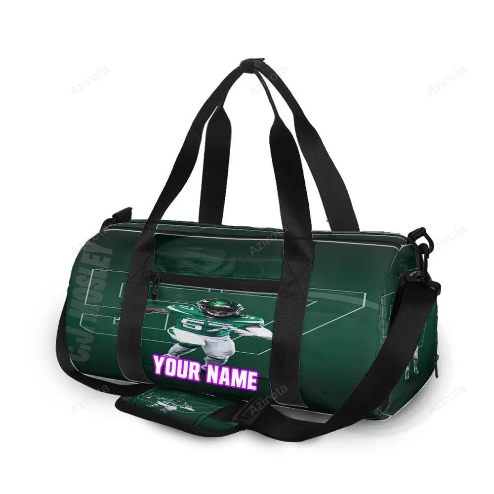 New york jets cj mosley1 personalized name travel bag gym bag 2138 Travel Bag