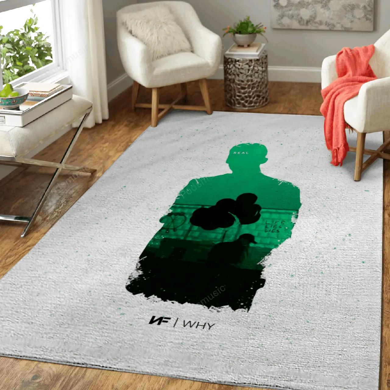 Nf why nf real music art for fans area rug living room carpet rug regtangle carpet floor decor home decor Rectangle Rug