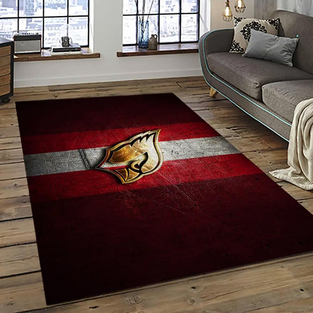 Nfl arizona cardinals football team logo sport carpet rectangle area rug for living room ac75 Rectangle Rug