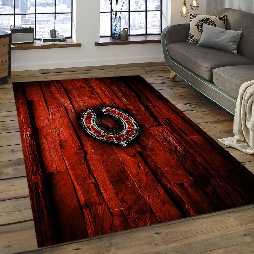 Nfl chicago bears football team logo rectangle area rug cgb24 Rectangle Rug