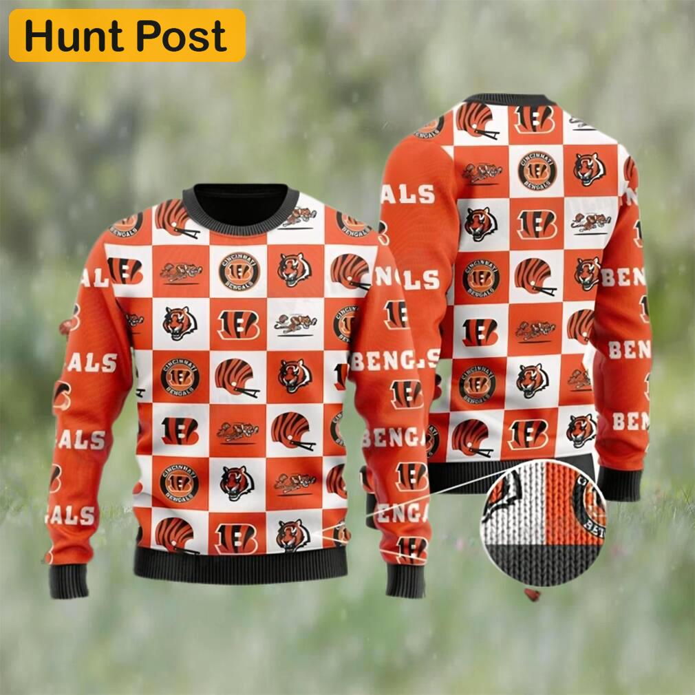 Nfl cincinnati football ugly christmas sweater bengals gifts Christmas Ugly Sweater