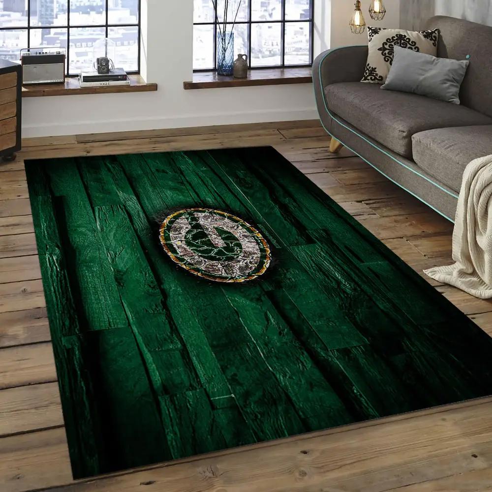 Nfl green bay packers football team logo rectangle area rug gbp20 Rectangle Rug