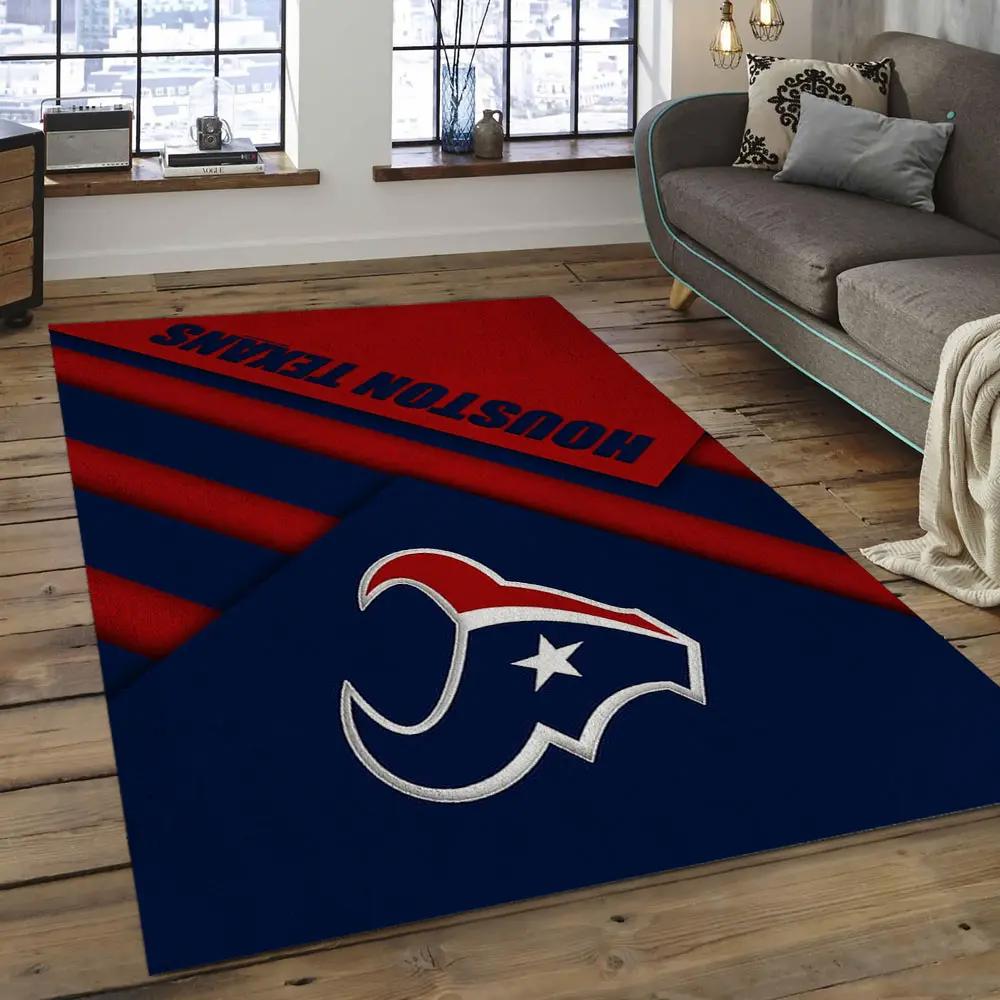 Nfl houston texans football team logo rectangle area rug ht12 Rectangle Rug