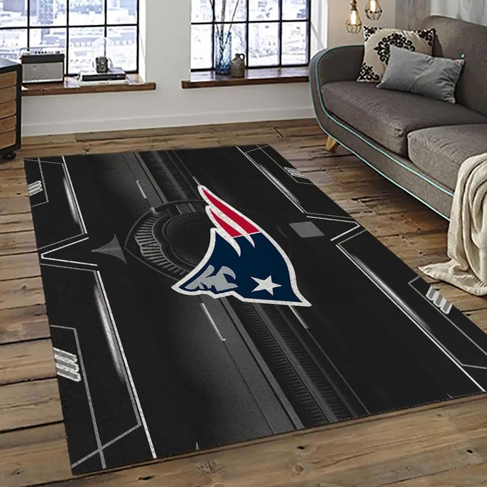 Nfl new england patriots football team logo sport carpet area rug home decor best gift for friends nep49 Rectangle Rug