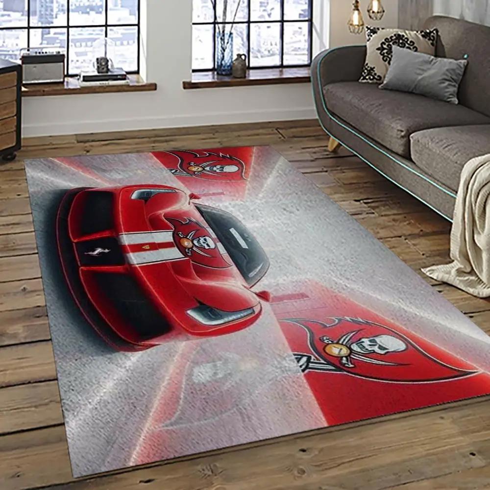 Nfl tampa bay buccaneers football team logo sport carpet area rug home decor best gift for friends tpbb46 Rectangle Rug