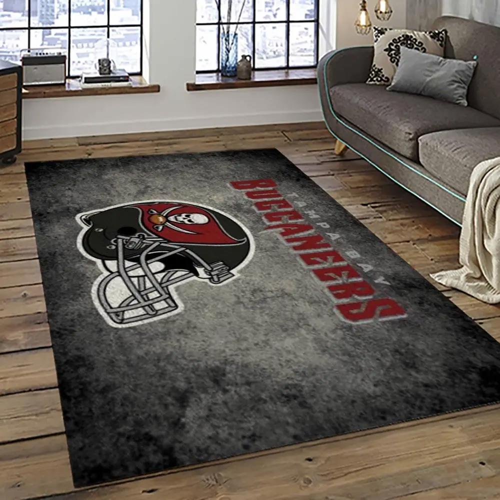 Nfl tampa bay buccaneers football team logo sport carpet area rug home decor best gift for friends tpbb56 Rectangle Rug