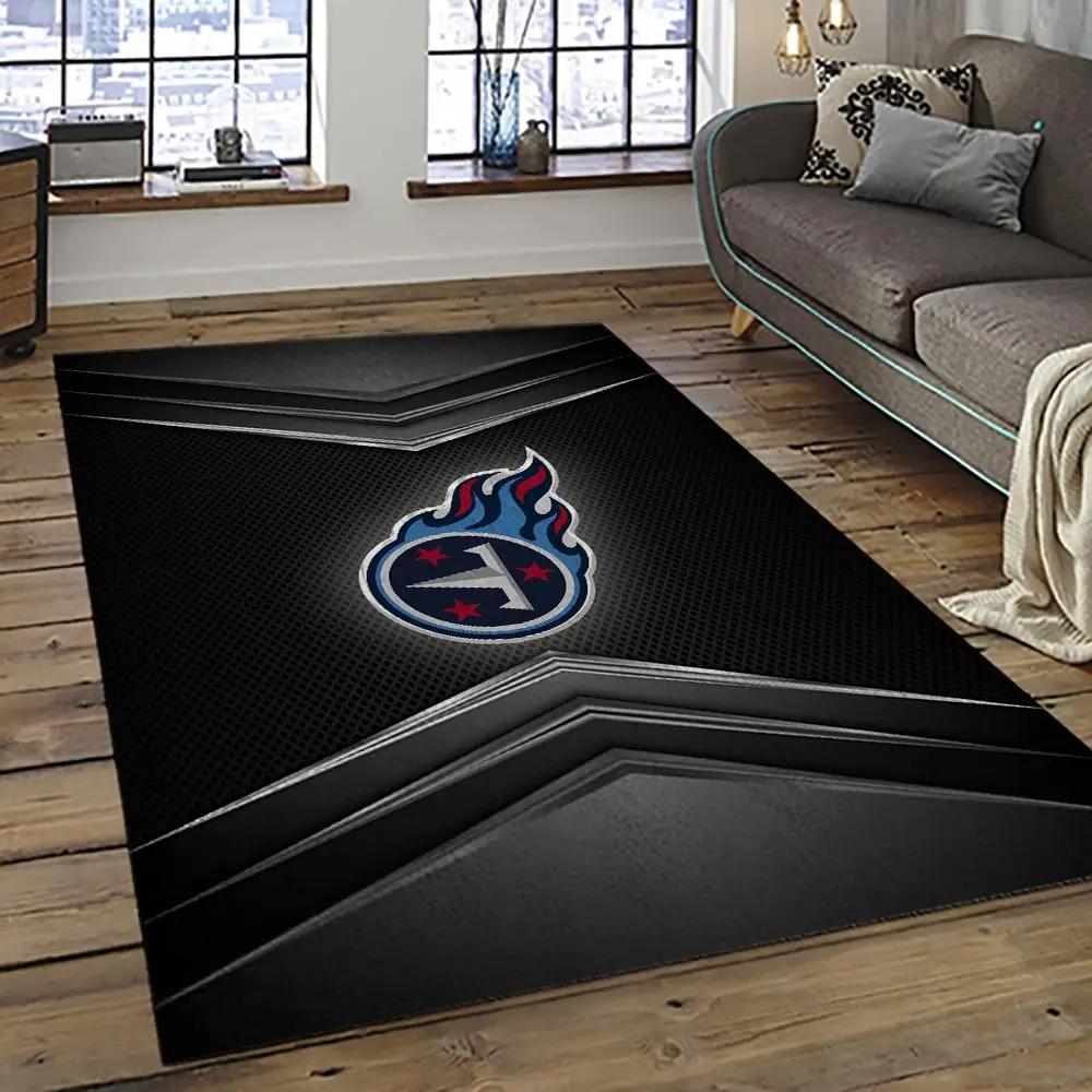 Nfl tennessee titans football team logo sport carpet area rug home decor best gift for friends tt70 Rectangle Rug