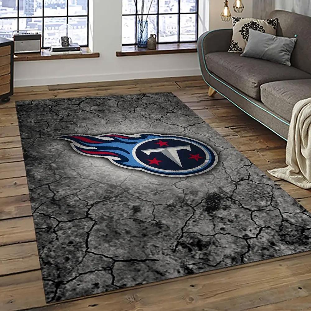 Nfl tennessee titans football team logo sport carpet area rug home decor best gift for friends tt81 Rectangle Rug