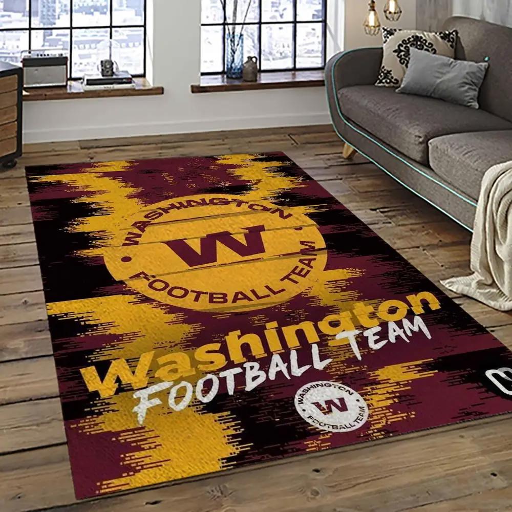 Nfl washington commanders football team logo sport carpet area rug home decor best gift for friends wscd15 Rectangle Rug