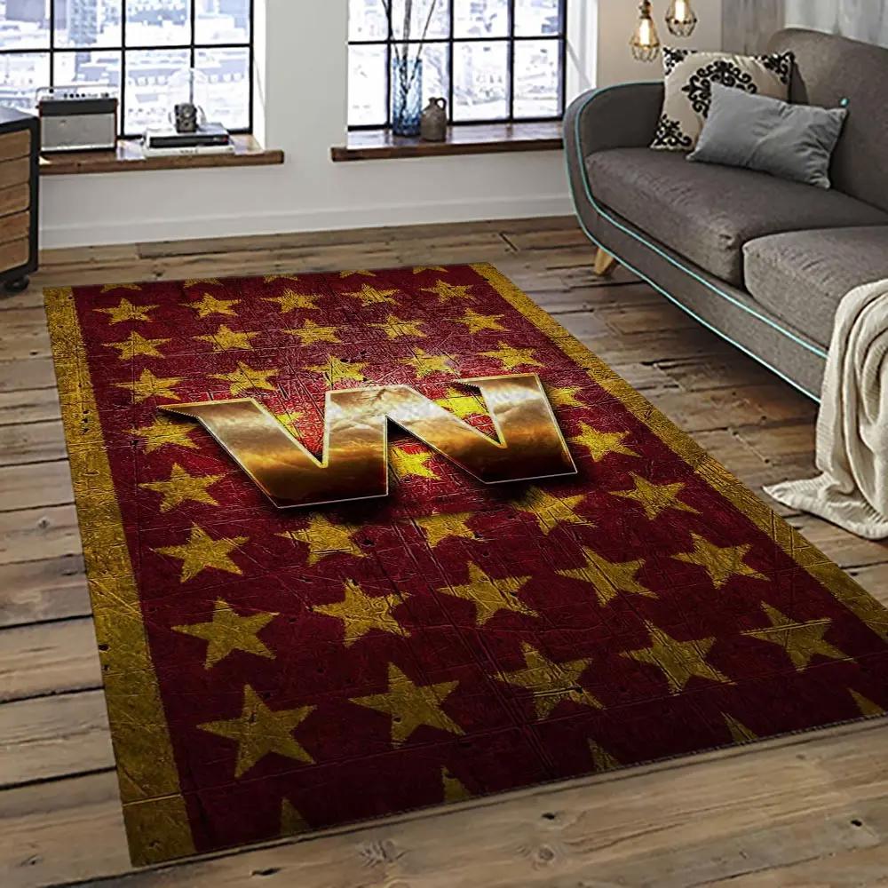 Nfl washington commanders football team logo sport carpet area rug home decor best gift for friends wscd29 Rectangle Rug