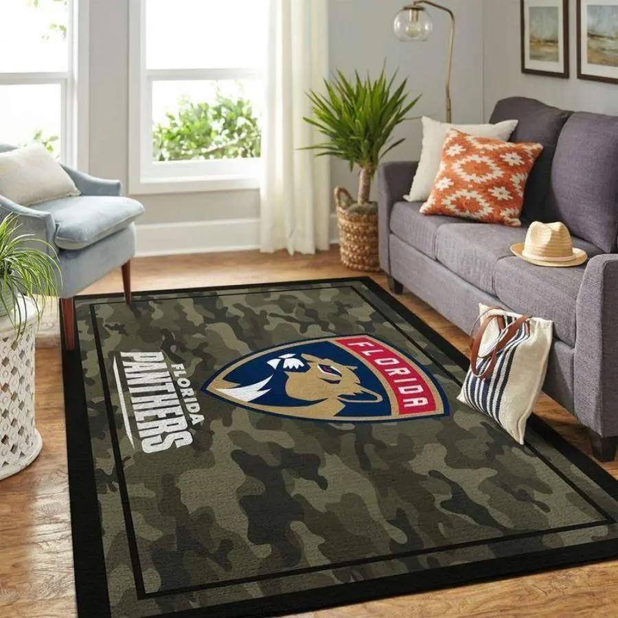 Nhl florida panthers football team logo carpet rug living room 1910076 Rectangle Rug