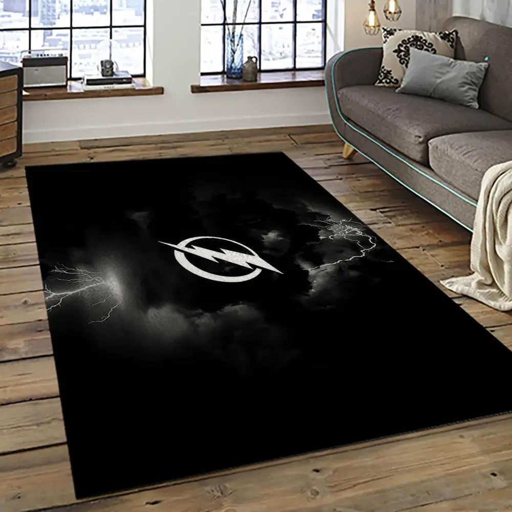 Nhl tampa bay lightning hockey team logo sport carpet rectangle area rug for living room tbl69 Rectangle Rug