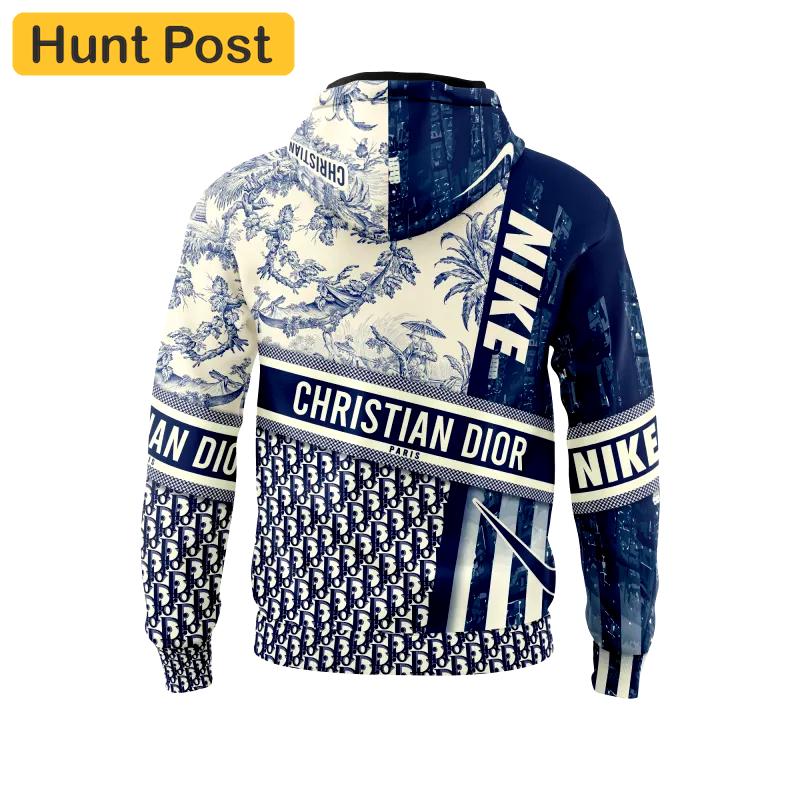 Nike christian dior unisex hoodie outfit for men women luxury brand clothing Hoodie 3D