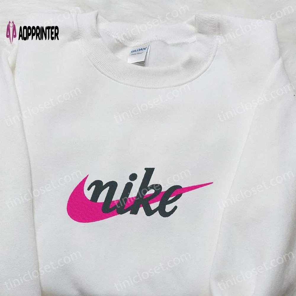 Nike embroidered tshirt: best family gift inspired nike shirt Embroidered Shirt