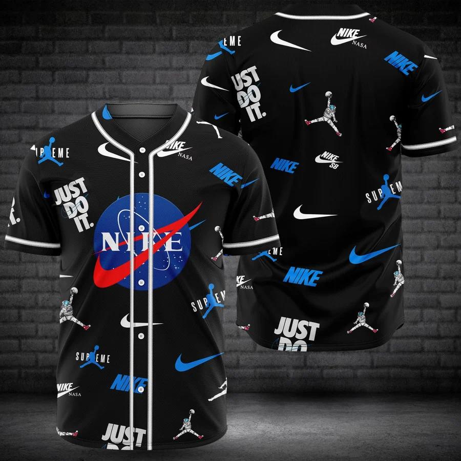 Nike supreme baseball jersey shirt luxury clothing clothes sport for men women hot 2023 Baseball Jersey Shirt