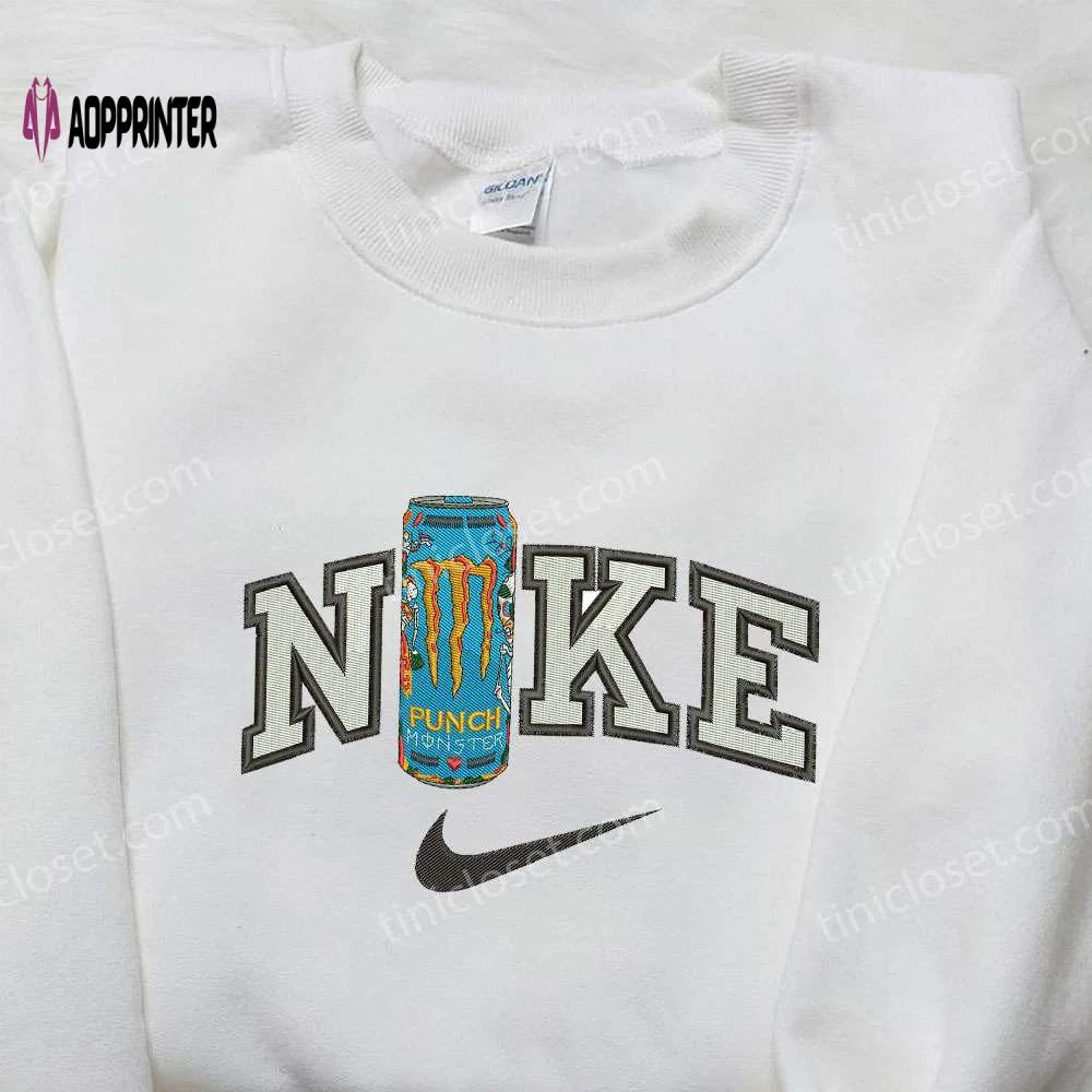 Nike x monster energy juice embroidered shirt – custom favor drinking tee Embroidered Shirt
