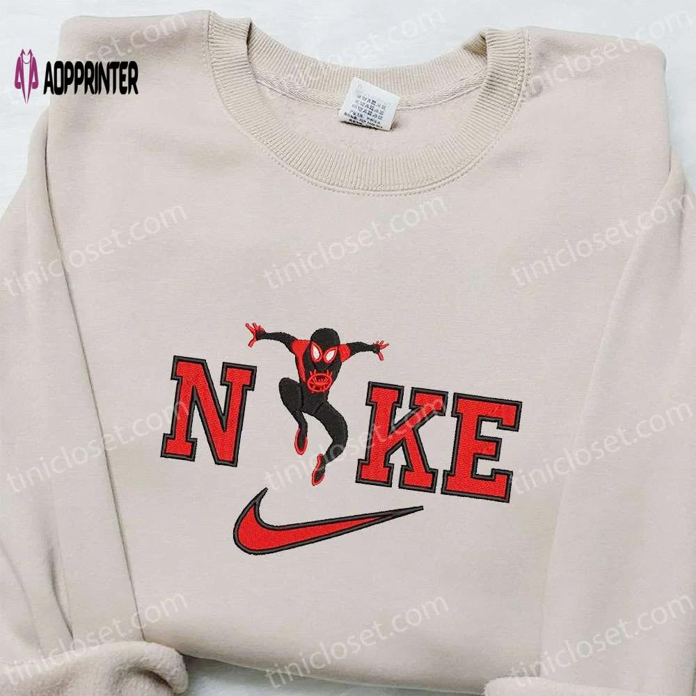 Nike x spider-man venom movie tshirt & marvel universe hoodie – custom embroidered apparel Embroidered Shirt