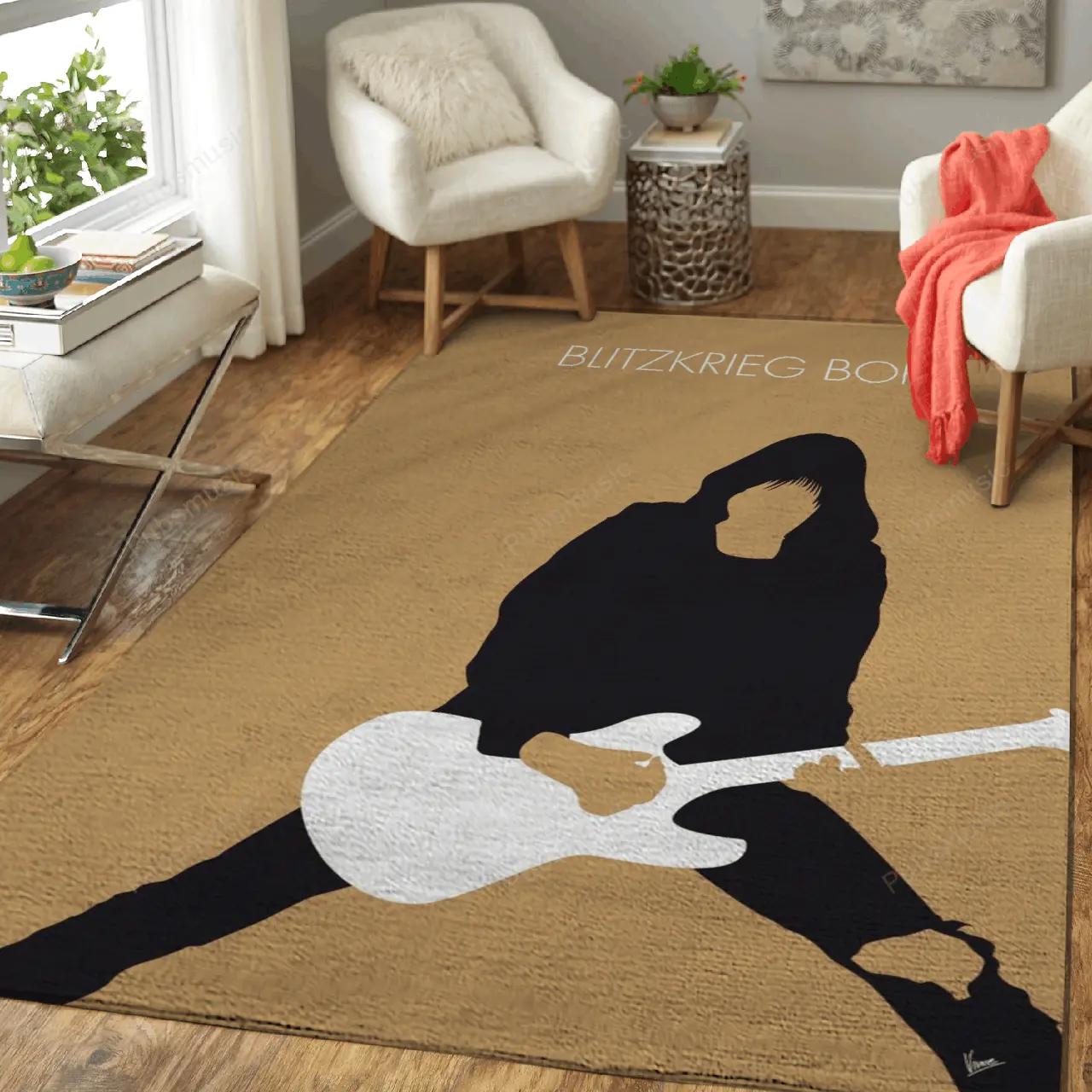 No020 my ramones minimal music artwork minimal music artworks art for fans area rug living room carpet rug regtangle carpet floor decor home decor Rectangle Rug