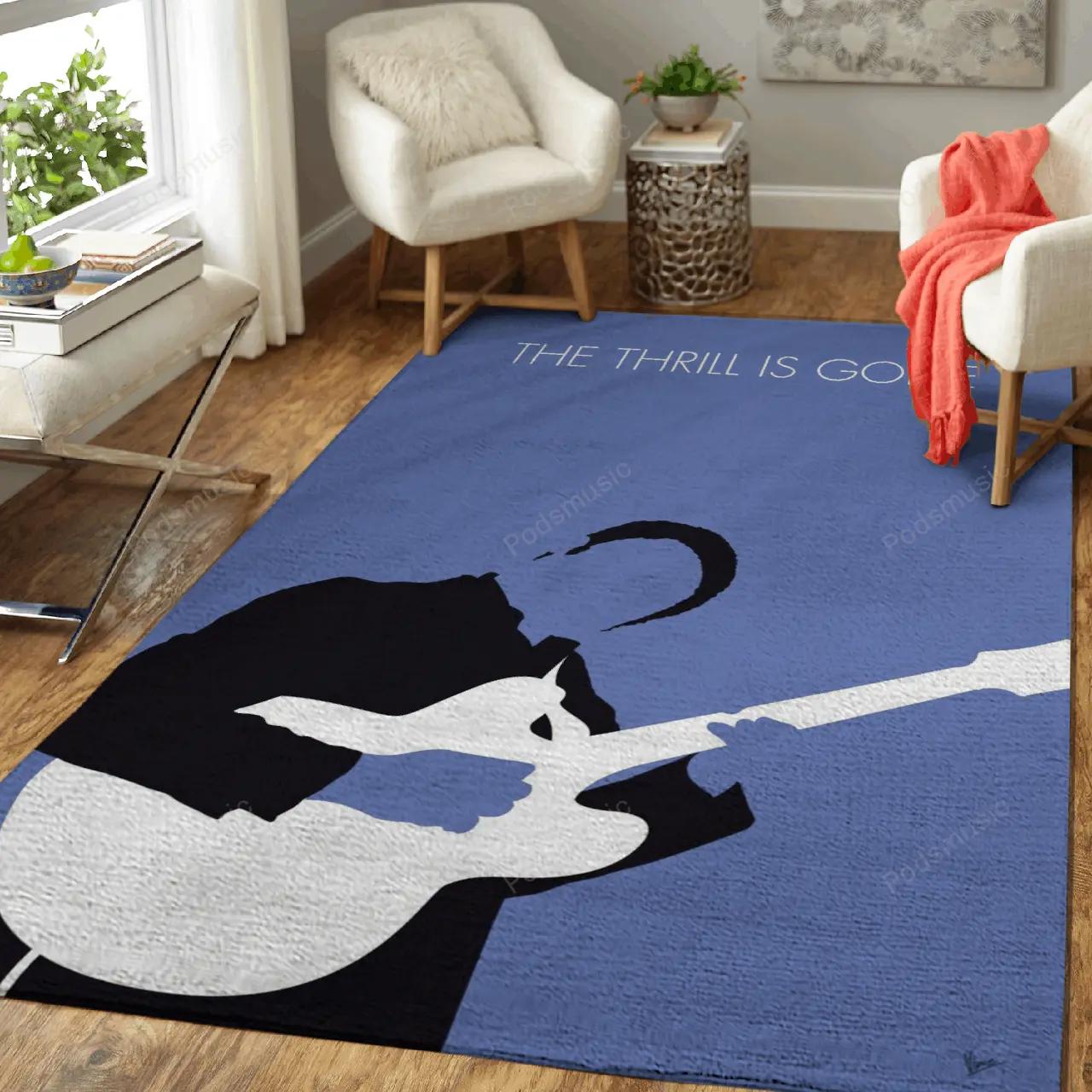 No048 my bb king minimal music artwork bb king the th minimal music artworks art for fans area rug living room carpet Rectangle Rug