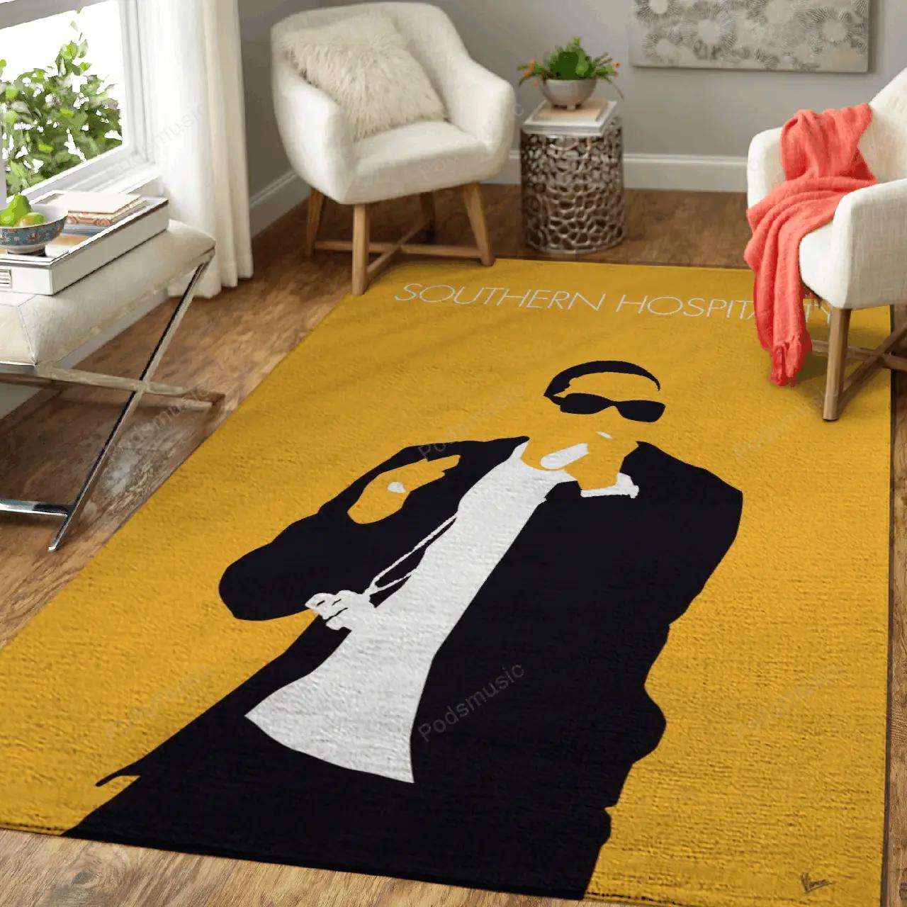 No154 my ludacris minimal music artwork minimal music artworks art for fans area rug living room carpet rug regtangle carpet floor decor home decor Rectangle Rug