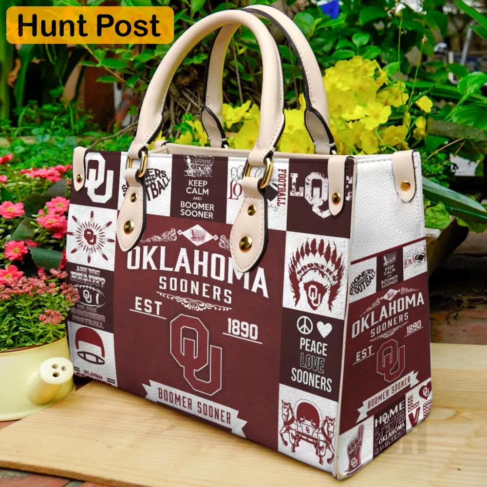 Oklahoma sooners leather hand bag gift for women’s day gift for women s day – stylish & unique! 3822 Women Leather Hand Bag