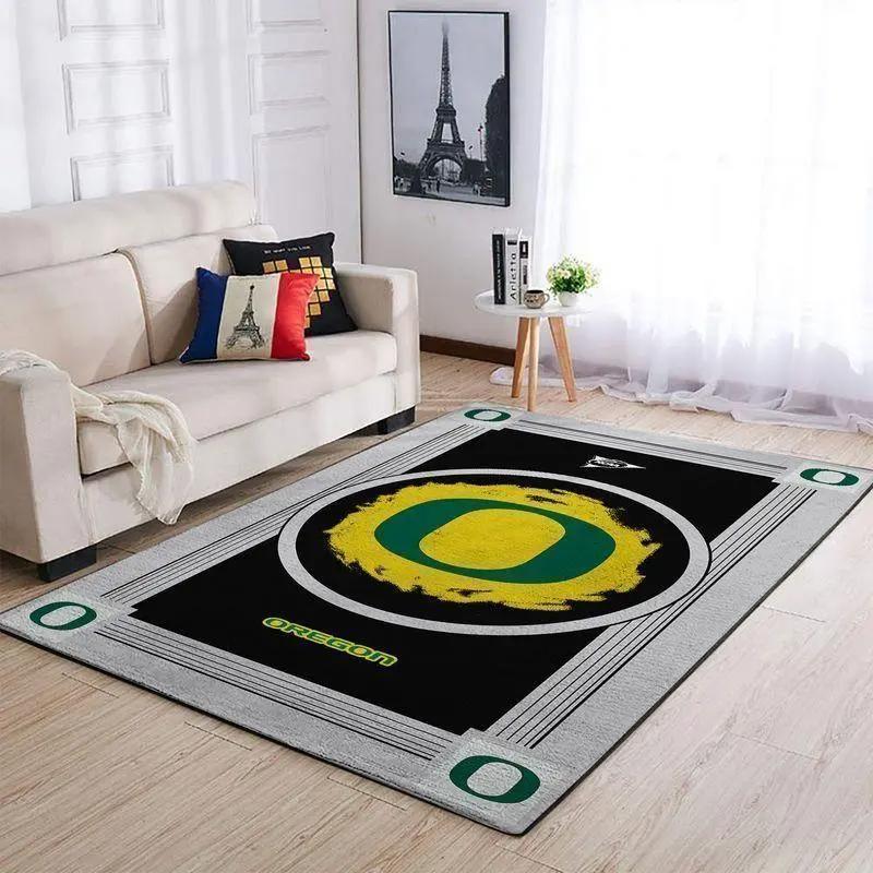 Oregon ducks area rugs ncaa living room carpet floor home decor 20030349 1 Rectangle Rug