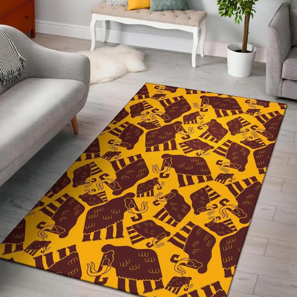 Ostrich pattern print area rug living room rug home decor Rectangle Rug
