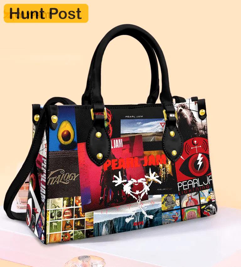 Pearl jam leather handbag for women gift 2487 Women Leather Hand Bag