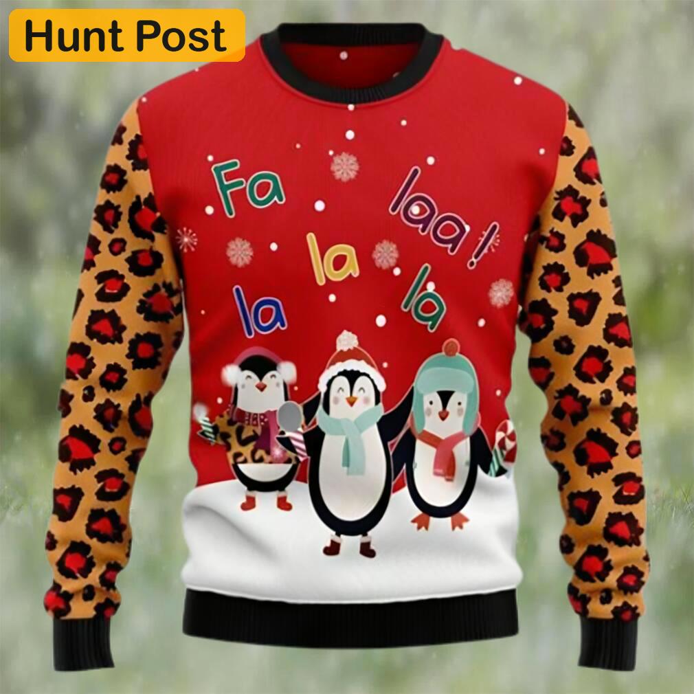 Penguin christmas song cute penguin ugly christmas sweater Christmas Ugly Sweater