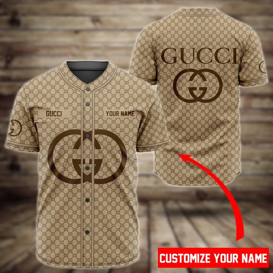 Personalized gucci baseball jersey shirt luxury clothing clothes sport outfit for men women hot 2023 Baseball Jersey Shirt