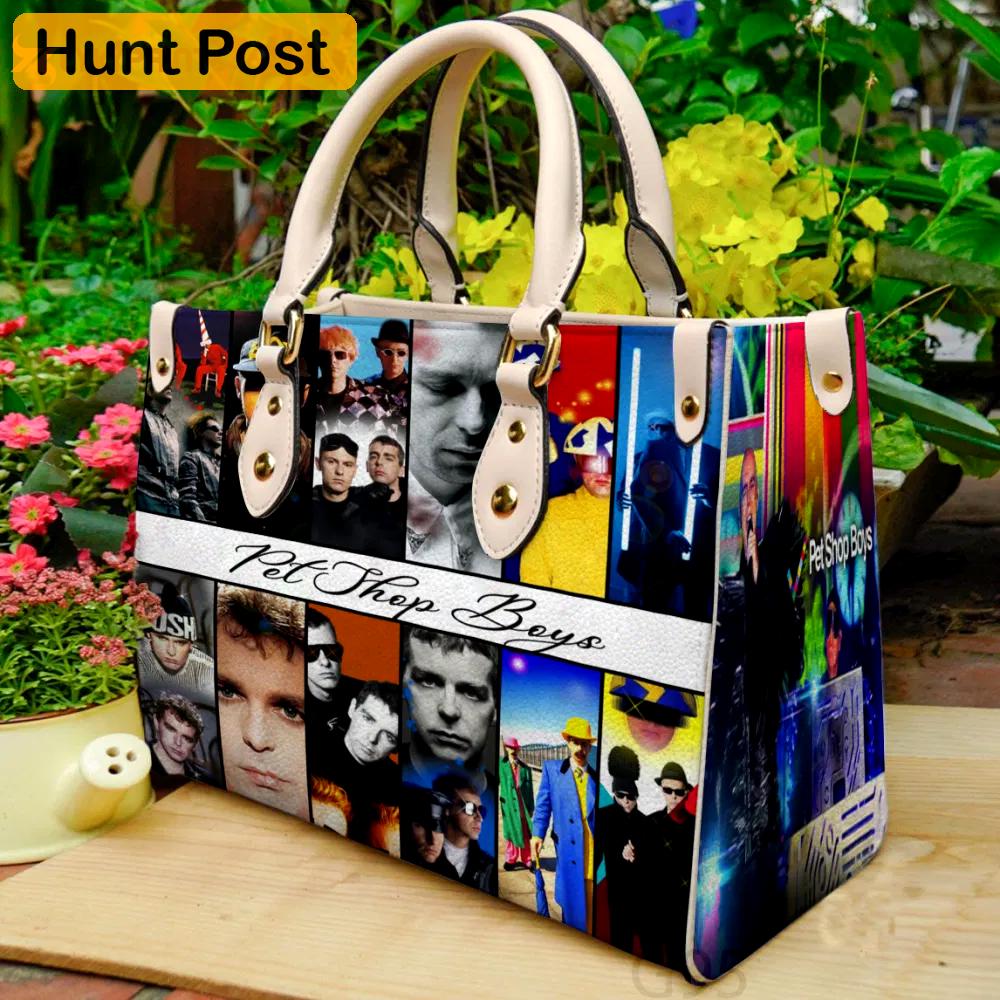 Pet shop boys leather bag for women gift 761 Women Leather Hand Bag